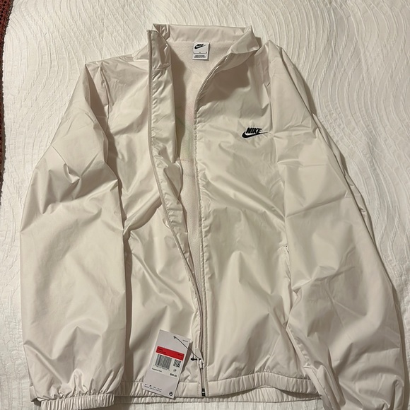 NIKE CLUB WOVEN JACKET 'WHITE' DX0672-030 - Picture 1 of 7